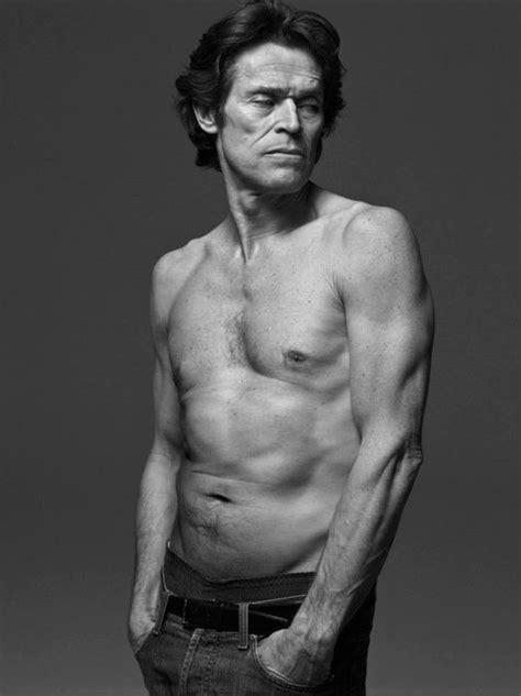 willem dafoe naked|A young, nude, and well